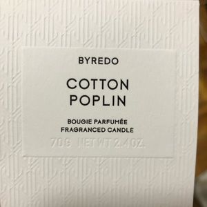 Byredo 70g cotton poplin candle